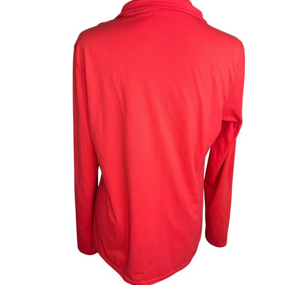 Women' Neon Pink Athletic  Running Gym Jacket Size L - Picture 4 of 5